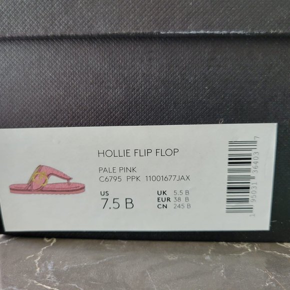 (SOLD) $125 *NEW* COACH Hollie Flip Flop (7.5) - Picture 6 of 8